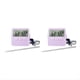 thumbnail image 1 of Termómetro Digital para Alimentos Alarma de Temperatura de Cocción Temporizador de Cocción con Pantalla LED Sonda de Acero Inoxidable Púrpura, 1 of 5