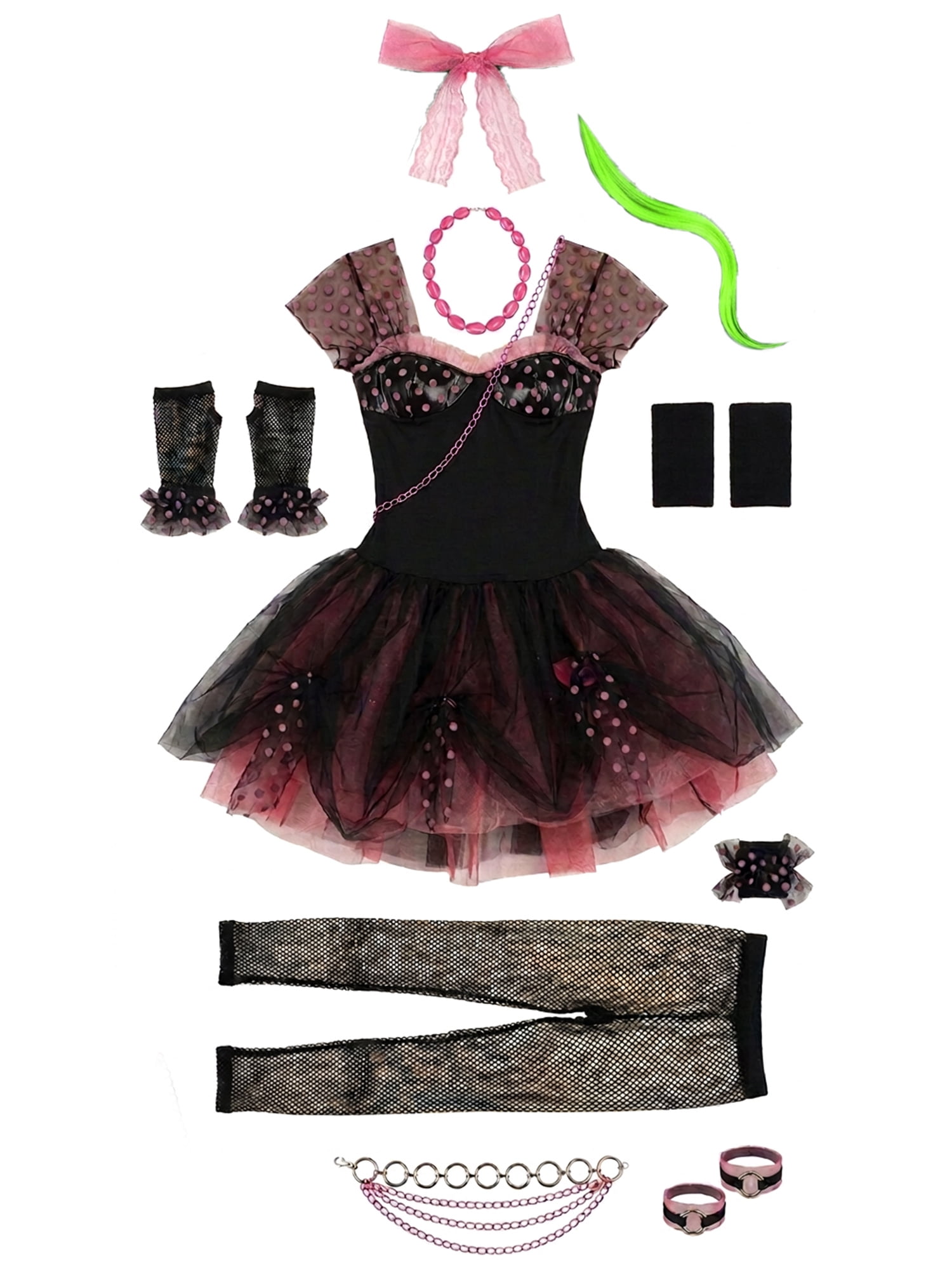 Rubies 1980's Pop Diva Costume for Adults, Women's One Size