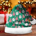 thumbnail image 2 of Fluffy Christmas Santa Hat for Adults Cute Christmas Santa, Soft Plush Party Hat for Holiday Events, Seasonal Gatherings & Festive Family Photos, 2 of 5