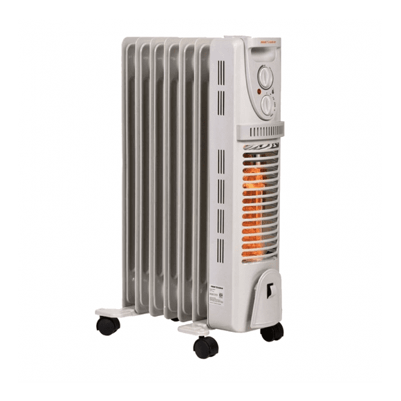 Calefactor Heat Wave Eléctrico 2 en 1 Blanco