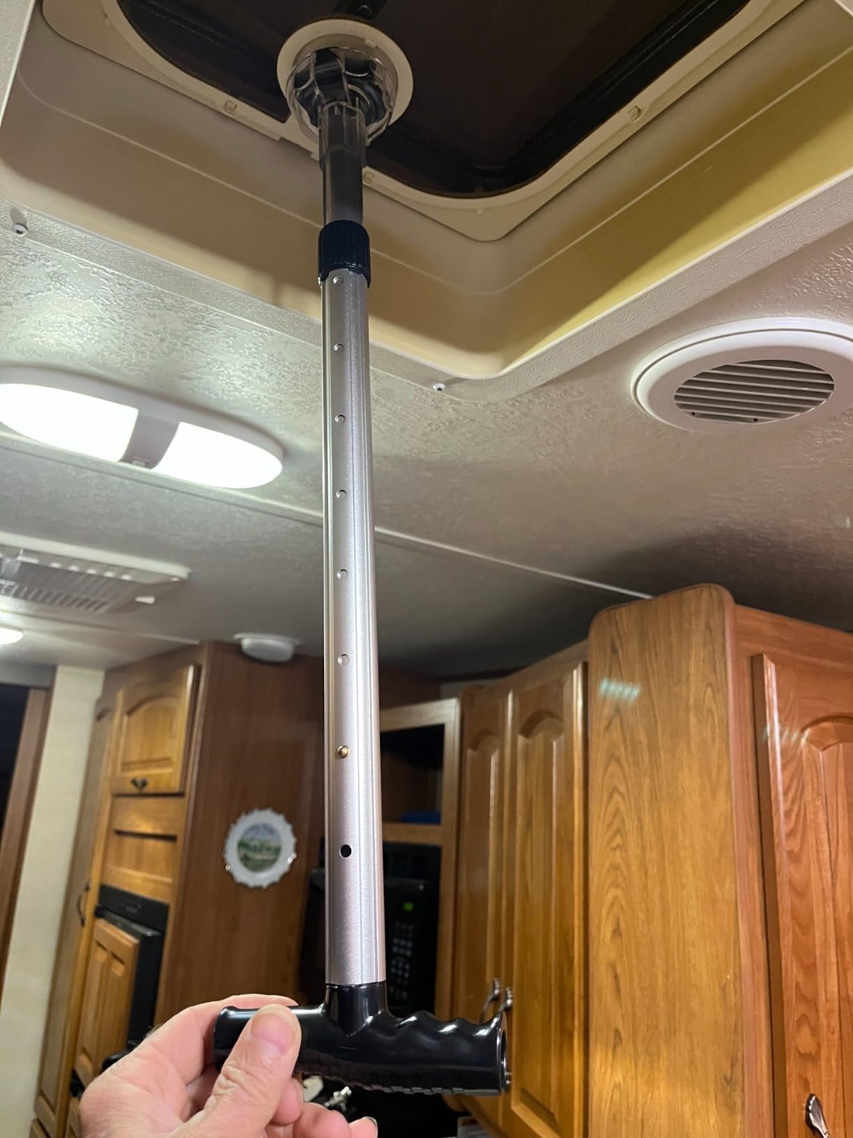 RV Vent Cover Opener Stick - RV Vent Extension Handle - RV Skylight Opener Tool