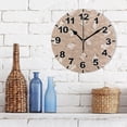 thumbnail image 3 of Cartoon Deer Round Wall Clock, Battery Operated Silent Non Ticking Desk Clock for Home Bedroom Kitchen Office School Wall Clock 9.9 Inch Home Decor, 3 of 6