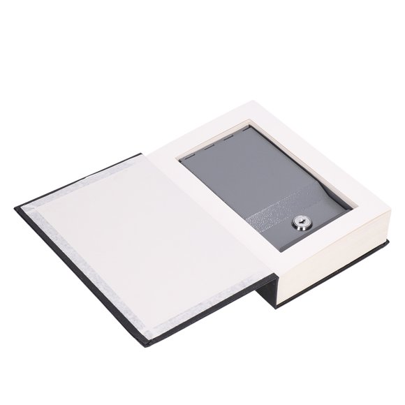 Coffre-fort Livre de Diversion, Simulation Élevée Petit Format Poids 710 g Coffre-Fort Livre de Simulation Coffre-Fort avec 2 Clés pour la Maison pour l'École pour les Voyages A,B