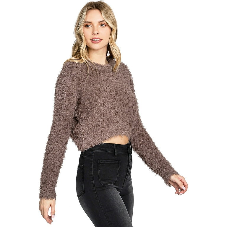 soft fuzzy pullover