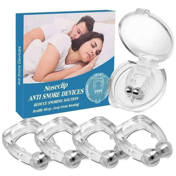 4 X Nose clip - Clip Nez anti-ronflement et apnée du sommeil