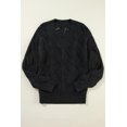 thumbnail image 6 of Redhotype Style Your Winter: Trendy Black Knit Sweater with Hole, 6 of 8