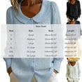 thumbnail image 3 of Sheghy Workout Tops Women's Collared Embroidered Printed Long-sleeved Blouse White XXXL, 3 of 7
