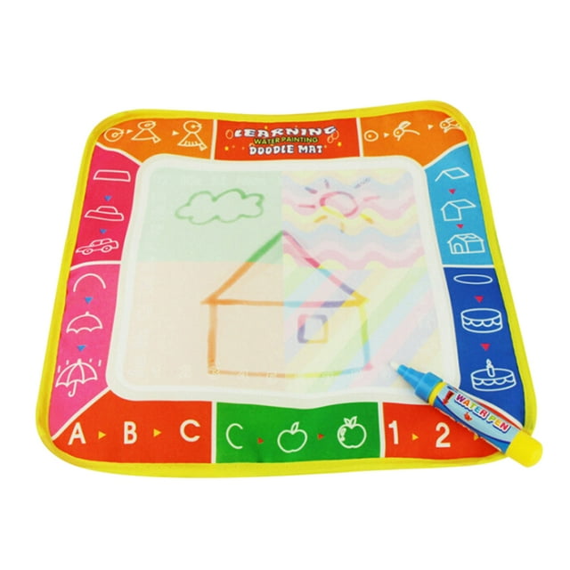 letairis Bonrich Animal Letters Edge Colorful Painting Area Water Canvas Drawing Mat Toys 1
