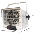 thumbnail image 3 of Dr. Heater 240V 6000W Garage Workshop Industrial Infrared Space Heater, White, 3 of 11