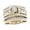 #6, variant on Gorgeous 18k Yellow Gold Plated Rings Women White Wedding Rings Sz 6-10-10-#14