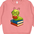 thumbnail image 3 of Inktastic Reading Bookworm Toddler Sweatshirt, 3 of 4