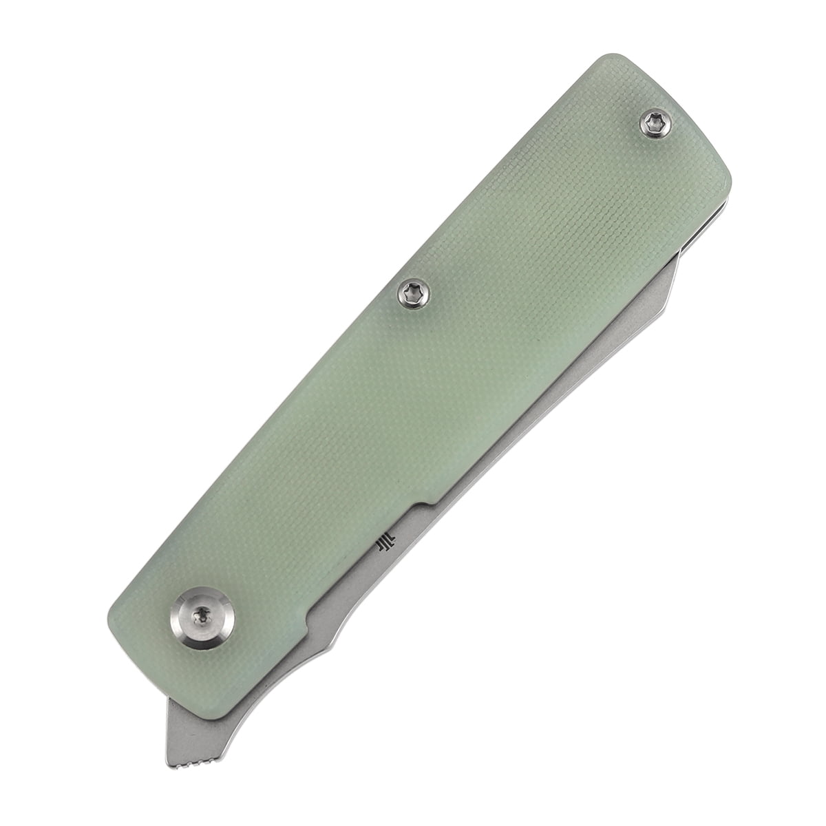 Tenable Higonokami Folding Pocket Knife,3.02'' Stonewashed D2 Blade,Jade G10 Handle,B2135A4