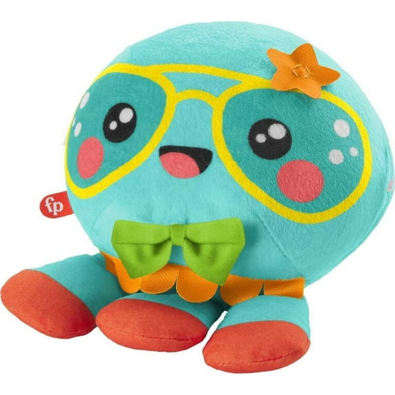 7.5 Inch Fisher Price Paradise Pals Giggle Squad Octopus Plush with Sound