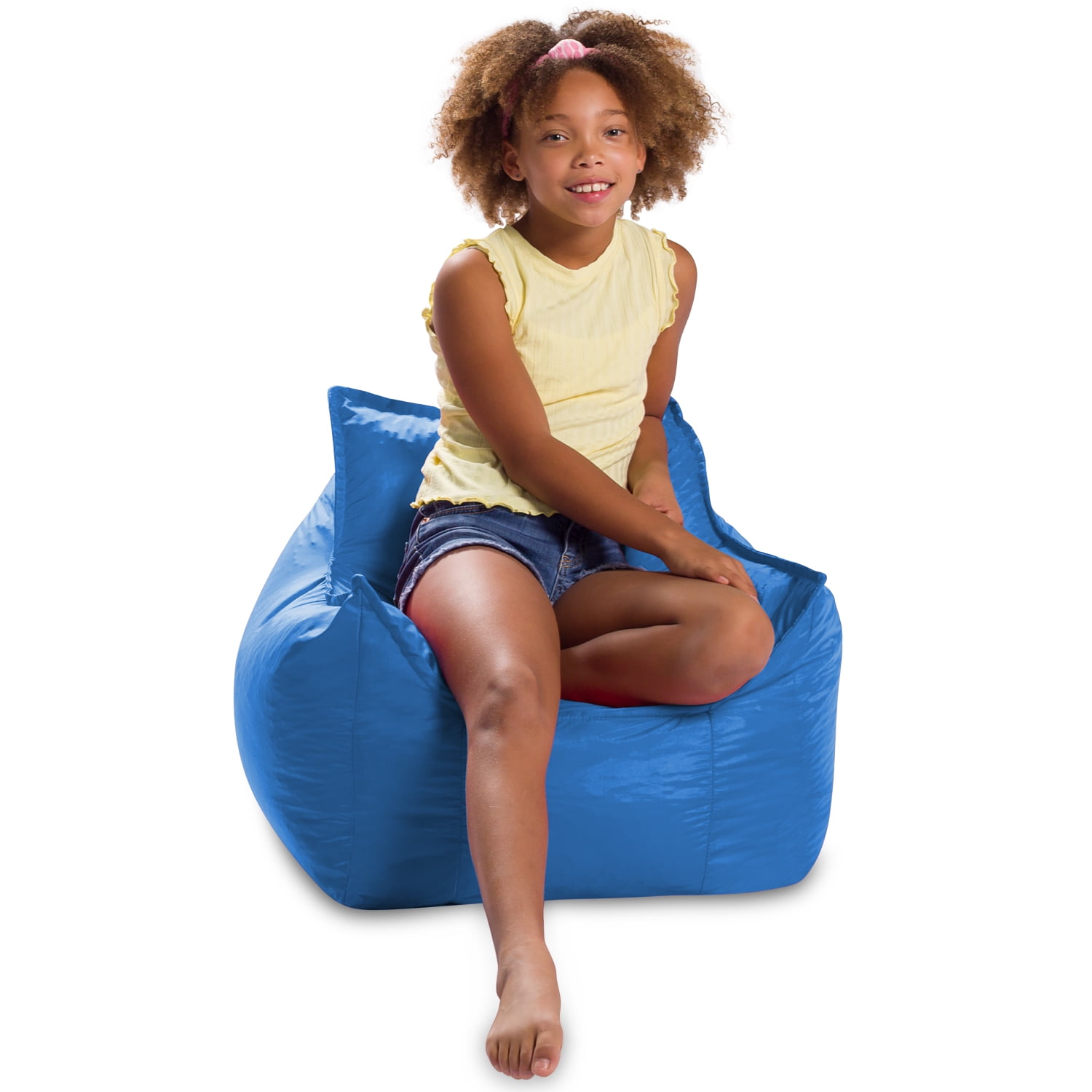 Posh Creations Newport Bean Bag Chair, Kids, 2.1 ft, Royal Blue