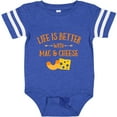 thumbnail image 3 of Inktastic Life's Better Mac & Cheese Boys or Girls Baby Bodysuit, 3 of 5