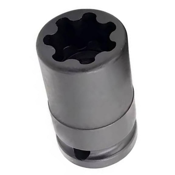 lacooooppia 7 Tooth Brake Caliper Socket Brake Pad Screw Removal Tool Replacement 22mm 1/2 Drive Impact for S5 Auto Models Accs