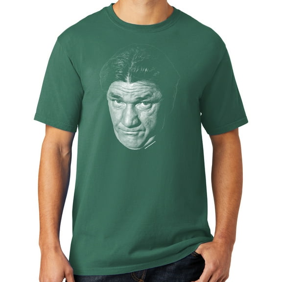 Mens Shemp Howard Face Three 3 Stooges Tee Shirt, 3XL Cool Nordic Green