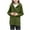 Green, variant on Youth Girls Waterproo𝖿 Rain Jacket Long Sleeve Windbreaker Zip Button Hooded Coats With Pockets Camping Coat For Teen Back-to-School Windproof Rain Jacket