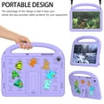 thumbnail image 6 of Kids Case for Samsung Galaxy Tab A9+/A9 Plus 11 Inch 2023 Case Shockproof Pencil Holder/Handle/Foldable Kickstand 2023 Model (SM-X210/X216/X218), Cartoon Letter Style,
Purple, 6 of 8