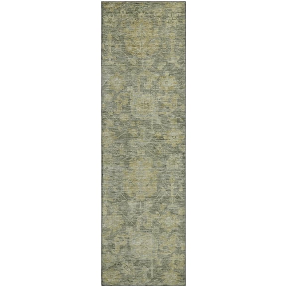 Dalyn Rugs Premium Machine Washable Mayfield AMF1105 Sage 2'3" x 7'6" Runner Rug