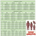 thumbnail image 5 of Baqcunre Family Christmas Pajamas Matching Sets,Children Kids Merry Christmas Sets Red Prints Hooded Zipper Jumpsuit Family Outfit Lounge Set,Kids Christmas Pajamas Christmas Pajamas Red 3T, 5 of 7