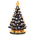 thumbnail image 1 of Costway 15'' Pre-Lit Ceramic Hand-Painted Tabletop Halloween Tree Battery Powered Black, 1 of 10