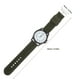 thumbnail image 5 of Reloj de pulsera de cuarzo para hombre, de nailon tejido, deportivo, de moda, con calendario (verde militar)., 5 of 7