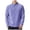 Grey, variant on ZIXKCGDSE Quarter Zip Pullover Tops for Men Long Sleeve Shirt Outdoor Running Fitness Shirts Size XL