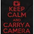 thumbnail image 2 of Keep Calm Carry A Camera Photographer Unisex Plus Fleece Graphic Hoodie Brisco Brands 3X, 2 of 5