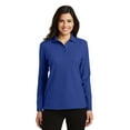 thumbnail image 1 of Port Authority Polo à Manches Longues pour Femmes Effet Soie. L500LS, 1 of 1