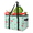 Multicolor 4, variant on Colorful Chili Pepper Reusable Grocery Bags, Foldable Shopping Bags for Groceries with Handles, Large Grocery Tote for Kitchen, Market, Car Trunk, Picnic