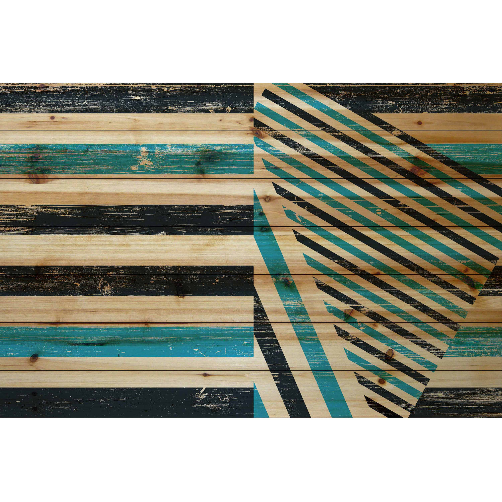 Marmont Hill - "Breaking Out" Painting Art Print on Natural Pine Wood
