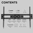 thumbnail image 6 of Pro-Mounts Wall Mount for 60-110 Inch Flat Screen TVs, Slim Metal Bracket, Easy Installation, 6 of 6