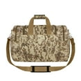 thumbnail image 4 of 22" Tactical Digital Camouflage sports Gym Travel Duffle Gear Bag - Tan ACU, 4 of 4