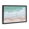 thumbnail image 3 of Stupell Industries Contemporary Aerial Sea View Black Floating Frame Canvas Art, 25 x 17, by Sisi and Seb, 3 of 8