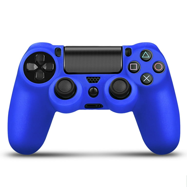 PS4 Controller Case Navy Blue Soft Anti Slip Silicone Grip
