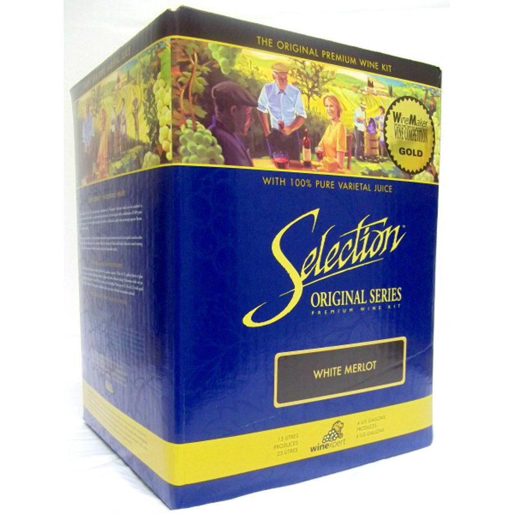 White Merlot Wine Making Kit Selection Original
