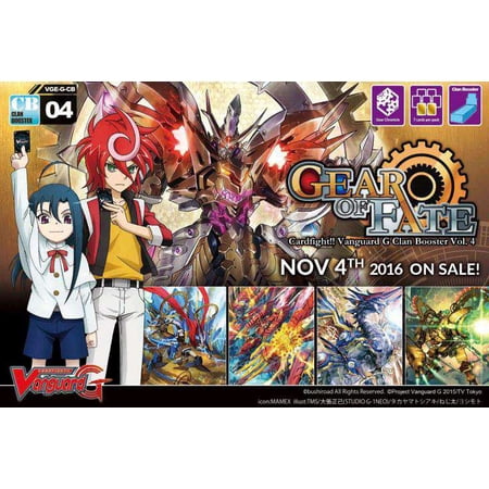 Cardfight Vanguard Clan Gear Of Fate Booster Box 12 Packs
