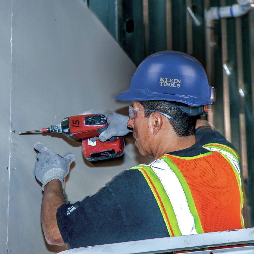 Klein Tools Hard Hat Non-Vented Cap Style Blue