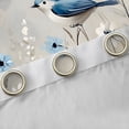 thumbnail image 4 of Castle Fairy Blue Bird Black Out Curtains,Floral Daisy Curtains Pack of 2 (42x63 Each), 4 of 6