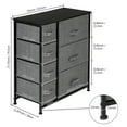 thumbnail image 6 of Lowestbest 4 Tier Dresser Organizer, 7 Cube Fabric Dresser Tower For Bedroom/Hallway/Entryway/Closets, 6 of 7