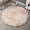 thumbnail image 3 of Namzi Alfombra de baño antideslizante de felpa suave,ideal para el suelo del baño, bañera y ducha. Alfombra de baño tipo pasillo, accesorios decorativos de 31 x 31 pulgadas (beige)., 3 of 5
