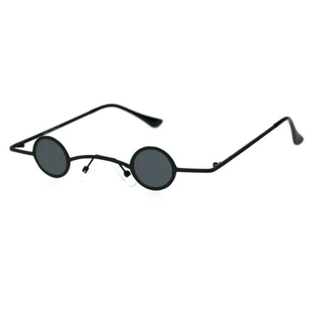SA106 - Super Ditsy Small Round Circle Lens Runway Hippie Sunglasses ...