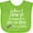 Apple Green, variant on Inktastic Future Race Car Driver Like Daddy Boys Baby Bib