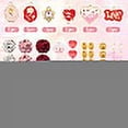 thumbnail image 4 of DIY Valentine's Day Bracelet Making Kit Including Polymer Clay & Glass & Acrylic Beads Heart & Oval & Word Love Alloy Pendants Pink 178Pcs/box, 4 of 6