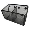 thumbnail image 2 of LOVIVER Homyl Pencil Holder Black Mesh Basket for Locker Refrigerator Table 2 grid, 2 of 6