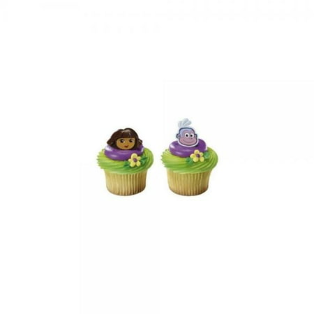 - Dora the Explorer and Boots Cupcake Rings - 24 pcs by DecoPac