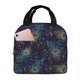 thumbnail image 1 of Disketp Peacock Feathers Bolsa Térmica para Almuerzo para Hombre y Mujer, Ideal para Trabajo, Senderismo y Picnic, 1 of 8