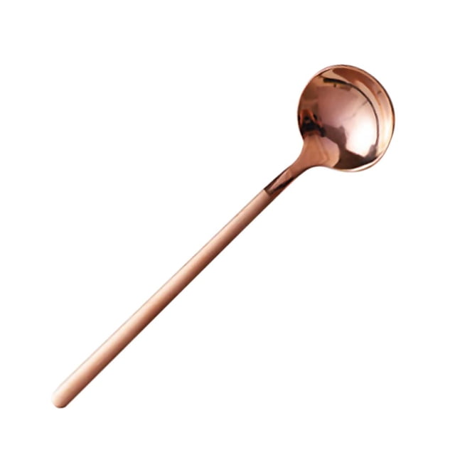 Cuchara de café Perfecl Acero Inoxidable Negro Oro 13x3 Cm