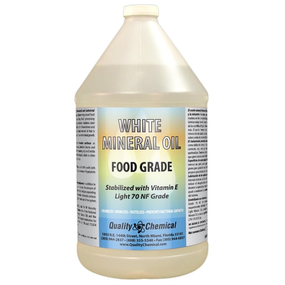 Mineral Oil 70 Food Grade, Light NF Grade - 1 gallon (128 oz.)
